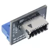 InLine USB 3.0 auf USB 3.1 Frontblende Key-A Adapter gerade intern