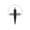InLine 180° Patchkabel S/FTP PiMF Cat.6A 500MHz halogenfrei Kupfer schwarz 1m