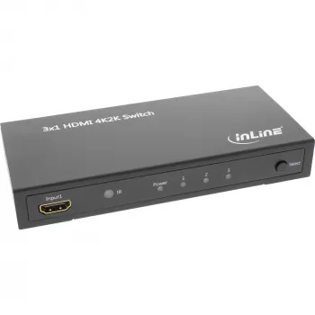 InLine HDMI Switch 3 IN auf 1 OUT Signal 4K2K 3D HD Audio