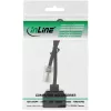 InLine ISDN-Splitter 1x RJ45 M / 2x RJ45 F, 8P4C ohne Widerstände