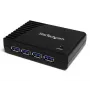 StarTech.com 4-Port Schwarz SuperSpeed USB 3.0 Hub, USB 3.2 Gen 1 (3.1 Gen 1) Typ-A, 5000 Mbit/s, Schwarz, Power, 5 V, 2 A