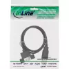 InLine 100 Stück Bulk-Pack USB 2.0 Kabel A Stecker auf A Buchse für Slotblende 0,6 m