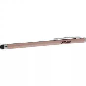 Stylus Pen InLine 55467G für Touchscreens Smartphone Tablet Pink