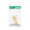 InLine Keystone Einbauadapter, für Satellitenkabel, 2x F-Buchsen, weiß