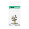 InLine Keystone-Einbauadapter, für Satellitenkabel, 2x F-Buchsen, schwarz