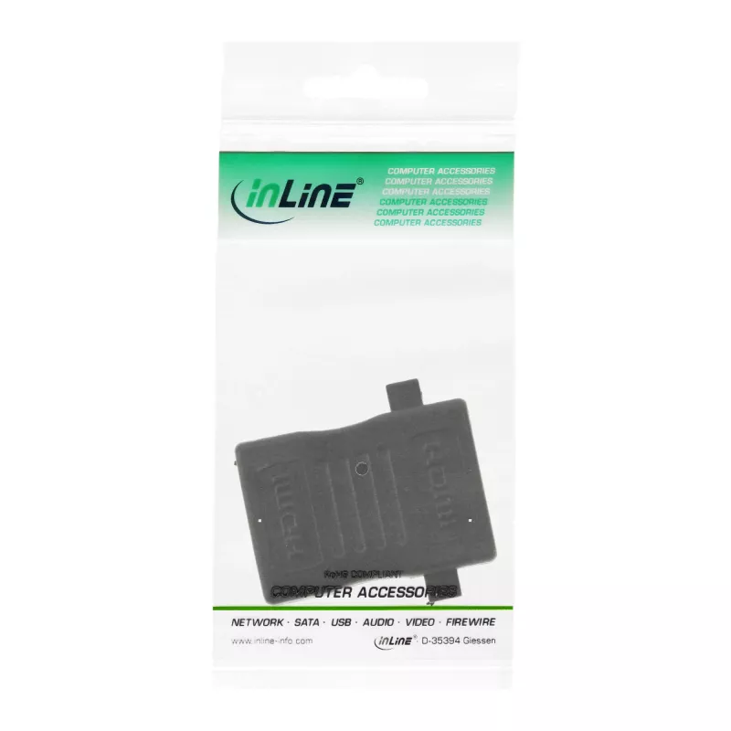 InLine HDMI-Installationsadapter HDMI A Buchse / Buchse vergoldet, 4K2K