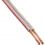 InLine Lautsprecherkabel 2x 2,5mm² CCA transparent 50m