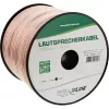 InLine Lautsprecherkabel 2x 2,5mm² CCA transparent 50m