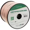InLine Lautsprecherkabel 2x 2,5mm² CCA transparent 100m