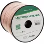InLine Lautsprecherkabel 2x 2,5mm² CCA transparent 100m