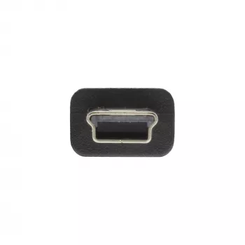 InLine USB 2.0 Mini-Kabel UStecker Typ A / Mini B Stecker, 5polig, schwarz, 0,3 m