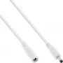 DC-Verlängerungskabel InLine 26801D Stecker/Buchse 4,0x1,7mm weiß 1m