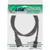 InLine Stromadapterkabel, IEC-60320 C20 auf C13, 3x1,5mm², max. 10A, 3m