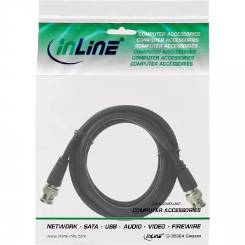 BNC Videokabel RG59 75 Ohm 2 m InLine 10802