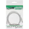 USB 2.0 Kabel Typ A Stecker / B Stecker InLine 34505T 0,5 m transparent