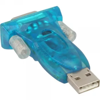 InLine USB zu RS232 Adapter USB A auf 9-Pin Sub-D USB-Verlängerung 0,8m