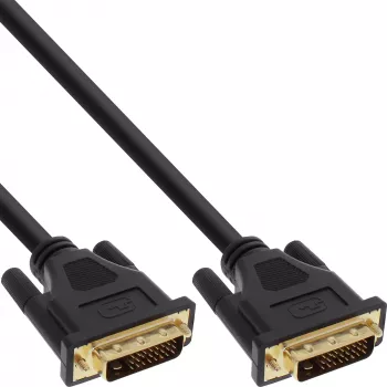 DVI-D Kabel Premium 24+1 Stecker/Stecker Dual Link vergoldet 7,5 m InLine 17787P