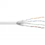 Patchkabel InLine S/FTP PiMF Cat.6 AWG27 PVC CU 100 m, weiß