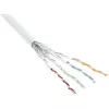 Patchkabel InLine S/FTP PiMF Cat.6 AWG27 PVC CU 100 m, weiß