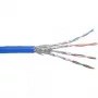 Ethernet-Patchkabel InLine Cat6 S/FTP PiMF AWG27 PVC, 100 m, blau
