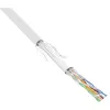 InLine Patchkabel SF/UTP Cat.5e AWG26 CCA PVC weiß 100 m