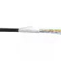 InLine Patchkabel SF/UTP Cat.5e AWG26 CCA PVC schwarz 100m