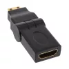 HDMI-Adapter InLine 17690M HDMI A Buchse / HDMI C Stecker klappbar vergoldet