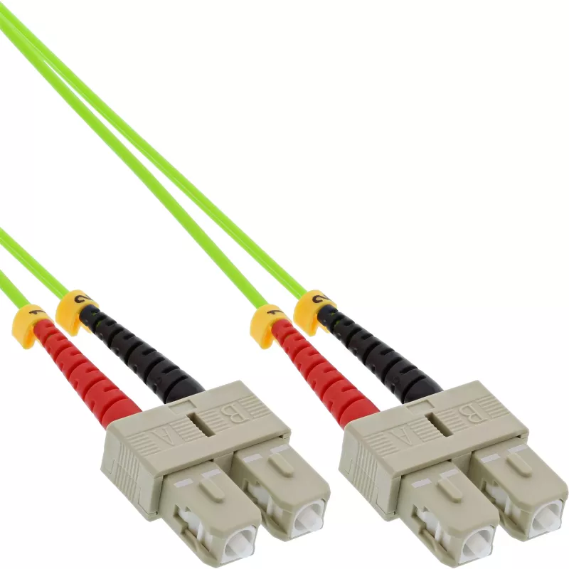 InLine Glasfaser-Duplex-Kabel SC/SC 50/125µm OM5 5m