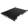 StarTech.com 1U Gleitende Server-Rack-Montage-Tastaturablage, 55lbs (25 kg), 22 Zoll (55 cm) tiefer Stahl-Auszug für 19-Zoll-AV-, Netzwerk-Geräterack