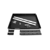 StarTech.com 1U Gleitende Server-Rack-Montage-Tastaturablage, 55lbs (25 kg), 22 Zoll (55 cm) tiefer Stahl-Auszug für 19-Zoll-AV-, Netzwerk-Geräterack