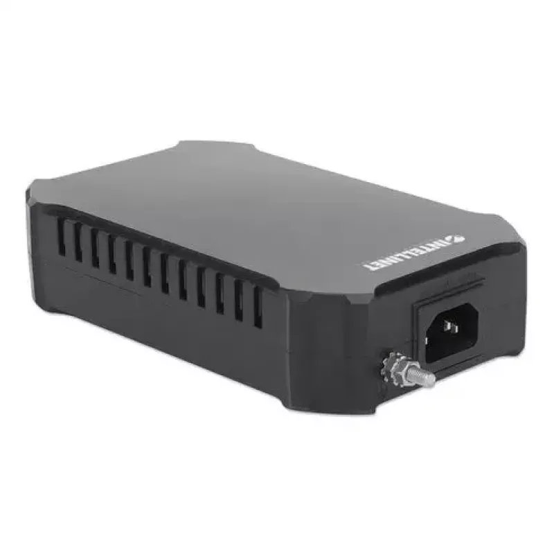 Intellinet 10G PoE++ Injektor, ein 95-W-Port, IEEE 802.3bt (4PPoE) konform, Metallgehäuse, Wandmontage-Option