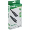 InLine USB4-Kabel, USB-C Stecker/Stecker, PD 240W, 8K60Hz, TPE schwarz 1m
