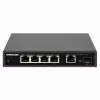 Intellinet 5-Port Gigabit Ethernet PoE+ Switch mit SFP-Port 91W PoE-Budget