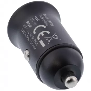 InLine USB Kfz-Ladeadapter Power Delivery, 2x USB-C, schwarz