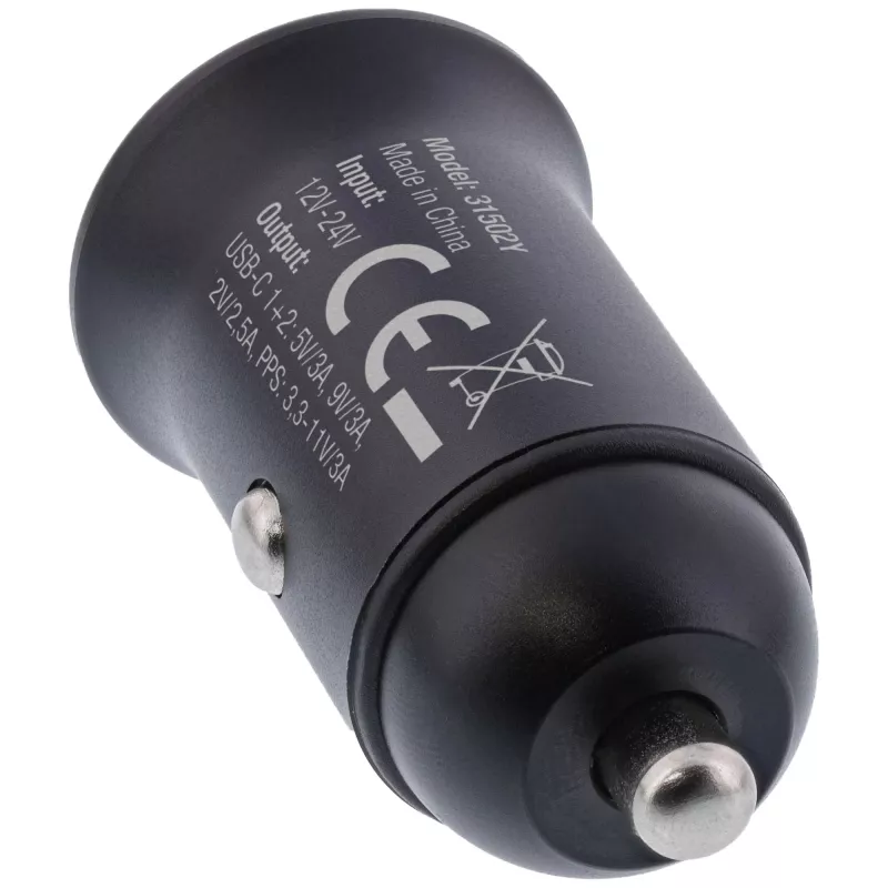 InLine USB Kfz-Ladeadapter Power Delivery, 2x USB-C, schwarz