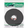 InLine Flaches Ultraflach-Patchkabel U/UTP Cat.6 Gigabit-fähig schwarz 15 m