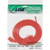 InLine Flaches Ultraslim-Patchkabel U/UTP Cat.6 Gigabit-fähig rot 0,5m