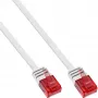 InLine Flaches Ultraflach-Patchkabel U/UTP Cat.6 Gigabit-fähig weiß 0,5 m