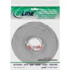 InLine Flaches Ultraflach-Patchkabel U/UTP Cat.6 Gigabit-fähig grau 10 m