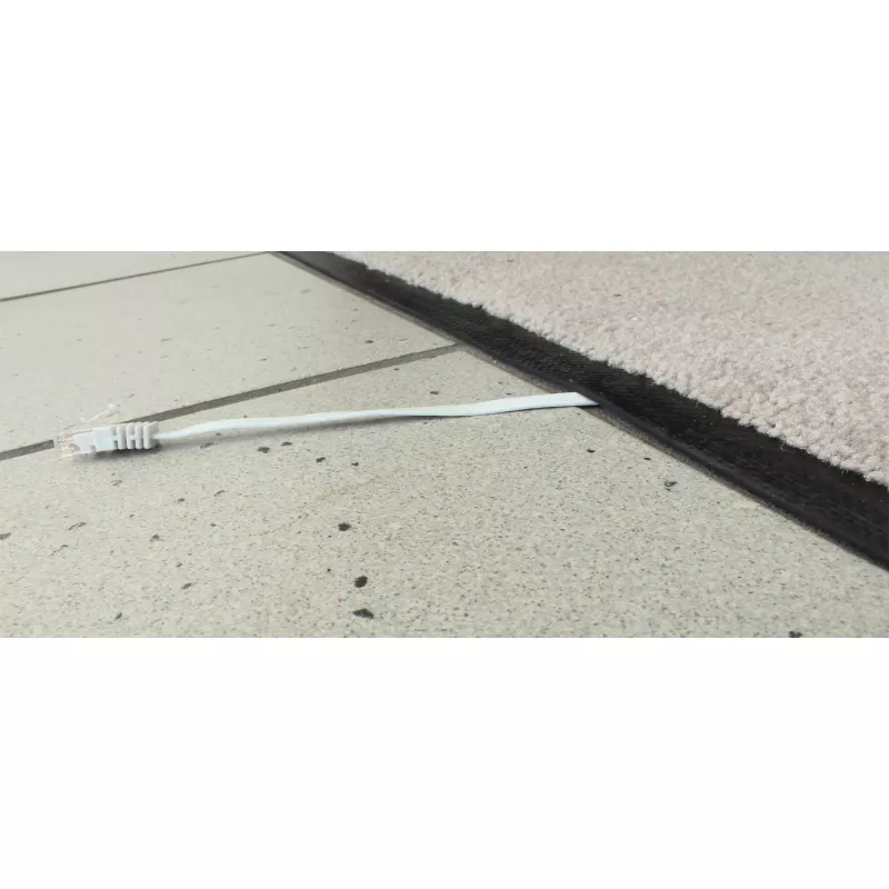 InLine Flaches Ultrslim Patchkabel U/UTP Cat.6 Gigabit-fähig gelb 10m