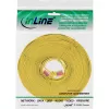 InLine Flaches Ultrslim Patchkabel U/UTP Cat.6 Gigabit-fähig gelb 10m