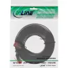 InLine Flaches Ultraflaches Patchkabel U/UTP Cat.6 Gigabit-fähig schwarz 2 m