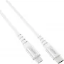 InLine USB-C Lightning Kabel, für iPad, iPhone, iPod, silber/Aluminium, 1m