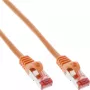 InLine Patchkabel S/FTP PiMF Cat.6 250MHz PVC Kupfer orange 25m