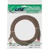 InLine Patchkabel S/FTP PiMF Cat.6 250MHz PVC Kupfer braun 25m