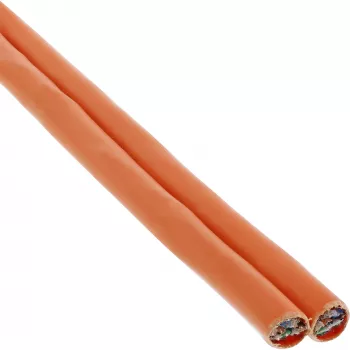 InLine Duplex-Installationskabel S/FTP PiMF Cat.7a AWG23 1200MHz, LSOH, 100m