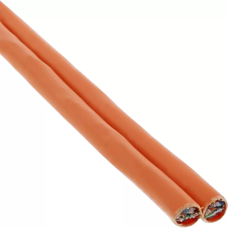 InLine Duplex-Installationskabel S/FTP PiMF Kat.7a AWG23 1200MHz, LSOH, 300m