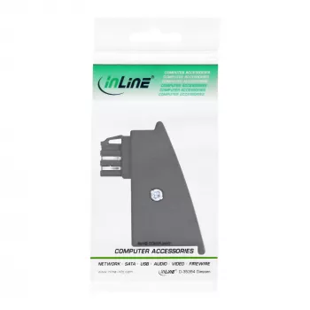 Adapter InLine TAE‑F Stecker auf RJ45 Buchse 8P2C für Fritzbox, schwarz