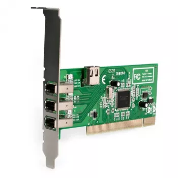 StarTech.com 4-Port PCI 1394a FireWire Adapterkarte – 3 extern, 1 intern