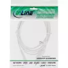 InLine power Kabel, Euro male / Euro8 male, weiß, 1,5m